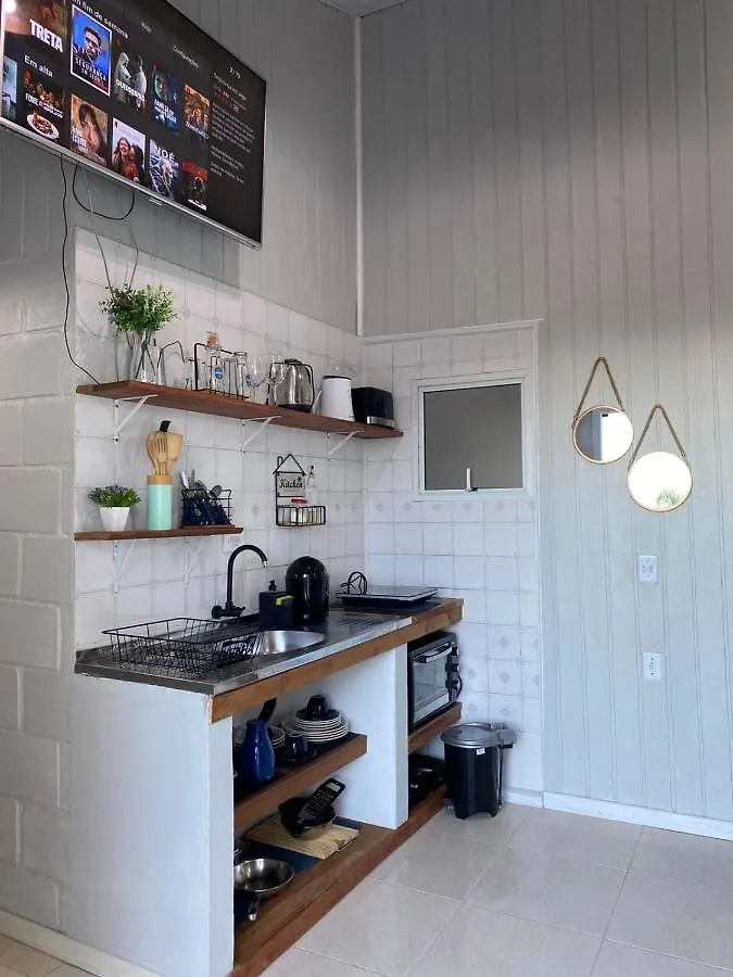 Ferienhaus Tiny House - Privacidade E Vista Exclusiva Da Ilha Palhoça Brasilien